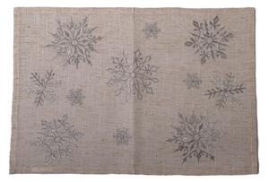Vianočné prestieranie Silver Flakes, 33 x 48 cm