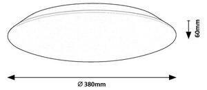 RABALUX 71124 Rorik stropné svietidlo LED D380mm 24W/2250lm 4000K biela