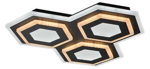 RABALUX 71115 Bitsi stropné svietidlo LED 72W/3200lm 3000+6000K čierna, biela, diaľkový ovládač