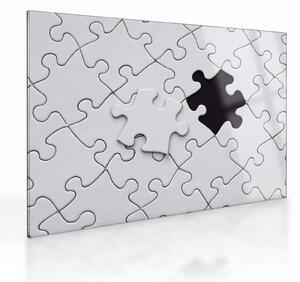 Sklenený obraz puzzle (70x50 cm)