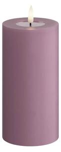 LED sviečka Light Purple 15 cm