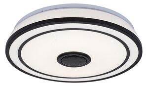 RABALUX 71030 Nikolaus stropné svietidlo LED D395mm 24W/1600lm 3000-6500K+RGB čierna, biela, diaľkový ovládač, starlight efekt