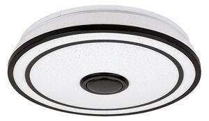 RABALUX 71030 Nikolaus stropné svietidlo LED D395mm 24W/1600lm 3000-6500K+RGB čierna, biela, diaľkový ovládač, starlight efekt