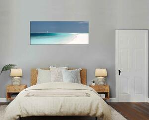 Obraz na stenu Pláž a plachetnica