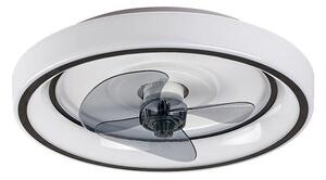 RABALUX 71009 Horacio stropné svietidlo s ventilátorom LED D470mm 67W/5850lm 3000-6000K čierna, biela, diaľkový ovládač