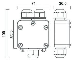 Sylvania 0049052 INTERRATA IP68 LILO spojovacia krabica