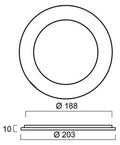 Sylvania 0049048 INTERRATA ADJUSTABLE L matné sklo