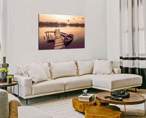 Obraz do obývačky Mólo a čln
