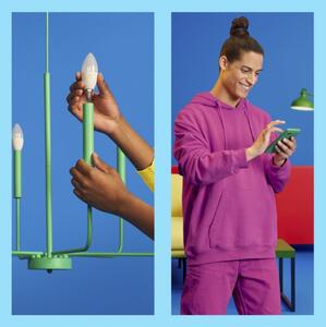Philips Wiz Colors 8720169075672 LED žiarovka E14 C37 4,9W/470lm 2200-6500K+RGB sviečka 3-set