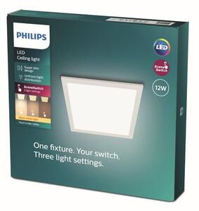 Philips 8719514326620 Super Slim panel CL560 stropné svietidlo LED 12W/1050lm 2700K biela SceneSwitch