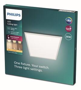 Philips 8719514326682 Super Slim panel CL560 stropné svietidlo LED 36W/3200lm 2700K biela SceneSwitch