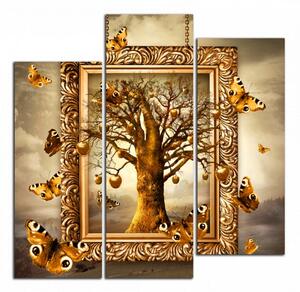Moderný obraz Strom a motýle