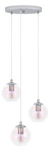 Eglo 901921 - Závesné svietidlo ARISCANI na lankách 3xE27/60W/230V, lesklý chróm