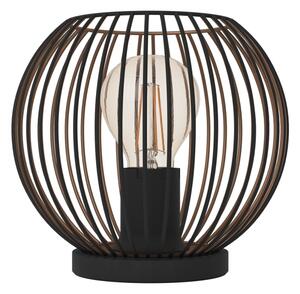 Eglo 901872 - Stolová lampa ALMANZORA 1xE27/60W/230V čierna