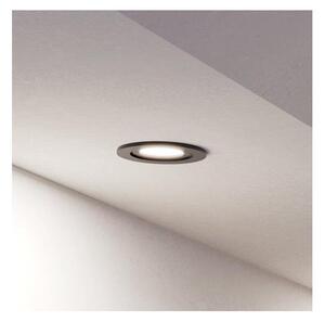 Eglo 902249 -LED kúpeľňové podhľadové bodové svietidlo BARRANCO 1xGU10/4,5W/230V IP44 čierna