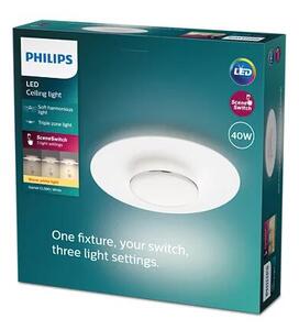 Philips 8720169195257 Garnet CL580 stropné svietidlo LED D500mm 40W/4200lm 2700K biela
