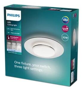Philips 8720169195233 Garnet CL580 stropné svietidlo LED D400mm 30W/3400lm 4000K čierna
