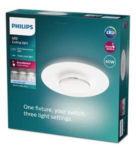 Philips 8720169195295 Garnet CL580 stropné svietidlo LED D500mm 40W/4400lm 4000K biela