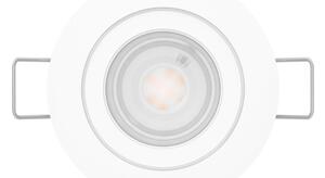Eglo 902254 - LED zapustené bodové svietidlo BARRANCO 1xGU10/4,5W/230V biela