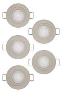 Eglo 902269 -SADA 5 ks LED bodové svietidlo do podhľadu BARRANCO LED/4,8W/230V chróm
