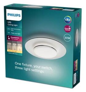 Philips 8720169195196 Garnet CL580 stropné svietidlo LED D400mm 30W/3100lm 2700K čierna