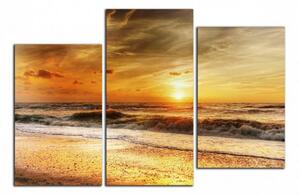 Obraz na stenu Západ slnka na pláži