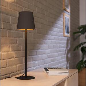 Eglo 901129 - Stolná lampa FIORANA 1xE14/40W/230V čierna/hnedá