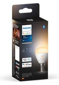 8719514491106 Philips Hue White Ambiance žiarovka LED E14 5,1W/470lm 2200-6500K P45 kvapka biela