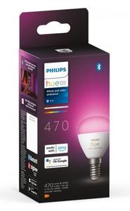 8719514491229 Philips Hue White and Color Ambiance žiarovka LED E14 5,1W/470lm 2000-6500K+RGB P45 kvapka biela