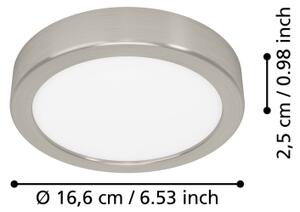 Eglo 901315-LED Stropné svietidlo FUEVA LED/7,5W/230V 2700/4000/6500K priemer 16,6 cm chróm