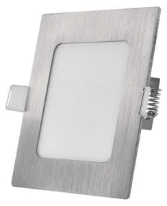 EMOS ZD2223 NEXXO LED stropné zápustné svietidlo 120x120mm 7W 480lm 3000/3500/4000K strieborná