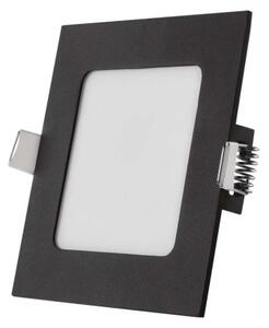 EMOS ZD2323 NEXXO LED stropné zápustné svietidlo 120x120mm 7W 480lm 3000/3500/4000K čierna