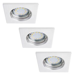 Rabalux 1052 - SADA 3x LED podhľadové svietidlo LITE 1xGU10-LED/3W/230V IP44