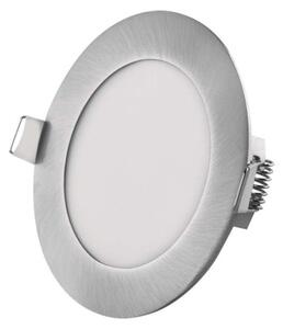 EMOS ZD1223 NEXXO LED stropné zápustné svietidlo 120mm 7W 480lm 3000/3500/4000K strieborná