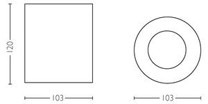 Philips 56330/30/P8 - LED Stmievateľné bodové svietidlo PILLAR Hue 1xGU10/5,5W