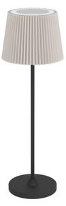 Eglo 75934 - LED stmievateľná nabíjateľná stolová lampa LEONERO LED/3,8W/5V 2000mAh čierna/krémová