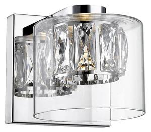 Zuma Line W0389-01A-B5AC LED nástenné svietidlo GEM | 5W integrovaný LED zdroj