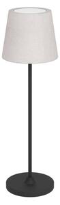 Eglo 75937 - LED stmievateľná nabíjateľná stolná lampa LEONERO LED/3,8W/5V 2000mAh čierna/krémová