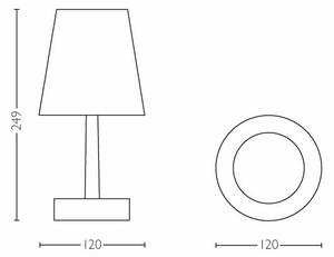 Philips 71796/30/P0 - LED Detská stolná lampa DISNEY STAR WARS 1xLED/0,6W/3xAA