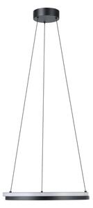 Eglo 901822 - stmievateľný LED luster na lankách MEZZOMONTE 2xLED/20W/230V čierny + diaľkové ovládanie