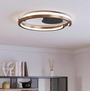 Eglo 901825-LED Stropné svietidlo MEZZOMONTE 2xLED/20W/230V pr.48cm bronz +DO