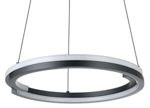 Eglo 901822 - stmievateľný LED luster na lankách MEZZOMONTE 2xLED/20W/230V čierny + diaľkové ovládanie