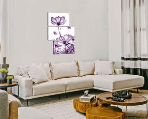 Obraz na plátne Fialové kvety