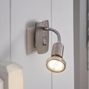 Eglo 902366 - Zásuvkové LED svietidlo MINI 1xGU10/2,8W/230V matný chróm