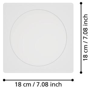 Eglo 901401 - LED podhľadové svietidlo FUEVA LED/10,5W/230V 16,6x16,6 cm biela
