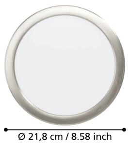 Eglo 901407 - LED podhľadové svietidlo FUEVA LED/18,5W/230V pr. 21,6 cm chróm