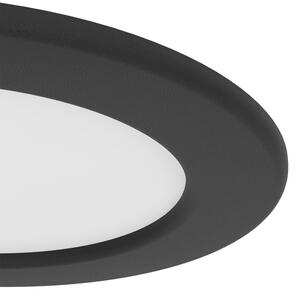 Eglo 901387 - LED zapustené svietidlo FUEVA LED/6,3W/230V priemer 11,9 cm čierne
