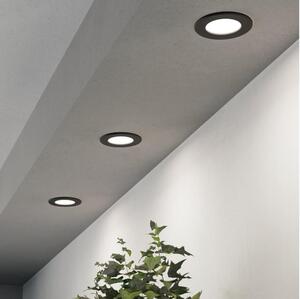 Eglo 901385-SADA 3xLED Podhľadové svietidlo FUEVA LED/3,7W/230V pr.8,8cm čierna