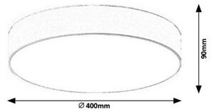 Rabalux 5682 - LED Stropné svietidlo ARTEMIS LED/24W/230V zlatá/biela