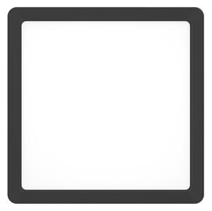 Eglo 901374-LED RGBW Stmievateľné dymové stropné svietidlo FUEVA-Z LED/10,5W/230V 22x22cm IP44 čierna